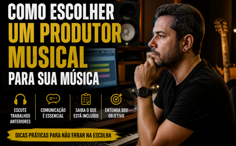 Como escolher um produtor musical para sua música